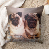 ペット写真の枕ペットネームか無条件愛 クッション (ブランケット)