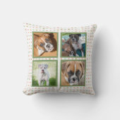 ペット写真の枕-犬の写真を作って下さい クッション (正面)