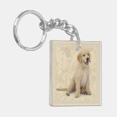 ペット写真のKeychainのギフト犬か子犬のお母さん キーホルダー (正面左)