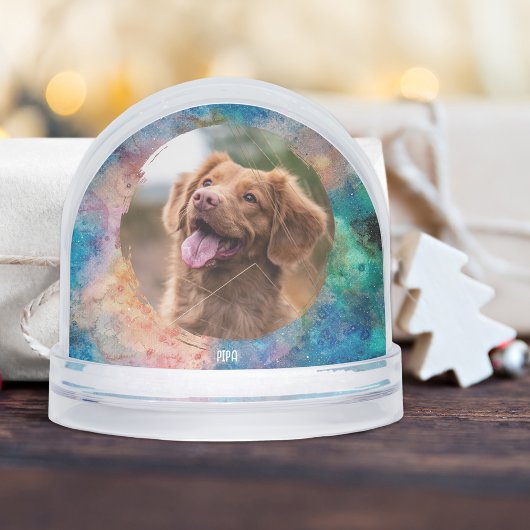 ペット写真を失った猫犬の悔やみや弔慰スノーグローブ