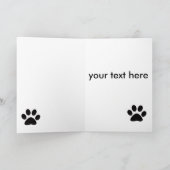 ペット写真カード カード (内部)