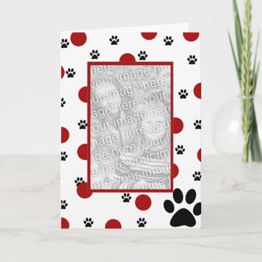 ペット写真カード カード (正面)