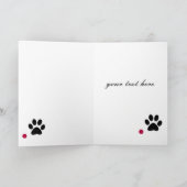 ペット写真カード カード (内部)