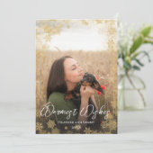 ペット写真クリスマス シーズンカード (スタンド正面)