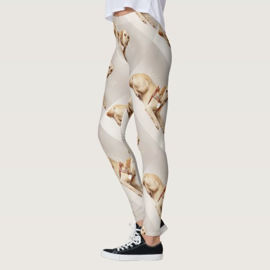 ペット写真テンプレート|はあなた専有物を作成します レギンス (左)