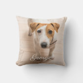 ペット写真パーソナライズされた装飾用クッション クッション (正面)