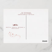 ペット写真メリークリスマス 箔シーズンポストカード (裏面)