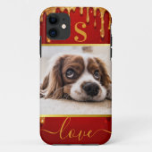 ペット写真入り　愛犬家のための思い出のマットケース Case-Mate iPhoneケース (裏面)