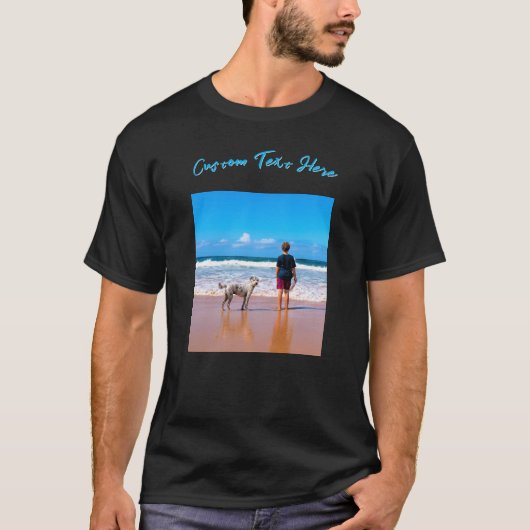 ペット写真入りTシャツ オーダーメイド Tシャツ (正面)