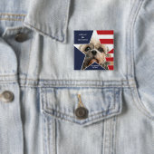 ペット写真大統領選挙2024犬候補 缶バッジ (インサイチュ)