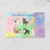 ペット写真家 – ドッグウォーカー名刺 名刺 (正面)