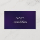 ペット写真家 – 動物写真 名刺 (裏面)