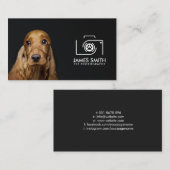 ペット写真家 – 動物写真 名刺 (正面/裏面)