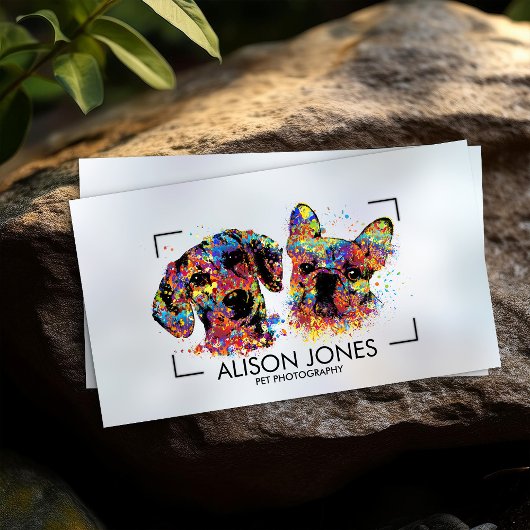 ペット写真家 – 動物写真 名刺