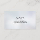 ペット写真家 – 動物写真 名刺 (裏面)