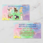 ペット写真家 – Pet Shelter Business Card 名刺 (正面/裏面)