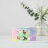 ペット写真家 – Pet Shelter Business Card 名刺 (スタンド正面)