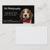 ペット写真撮影の名刺 名刺 (正面/裏面)