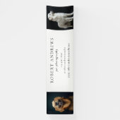 ペット写真犬ビジネス写真テンプレート 横断幕 (縦)