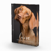 ペット写真記念悔やみや弔慰の献上品 フォトブロック (右)