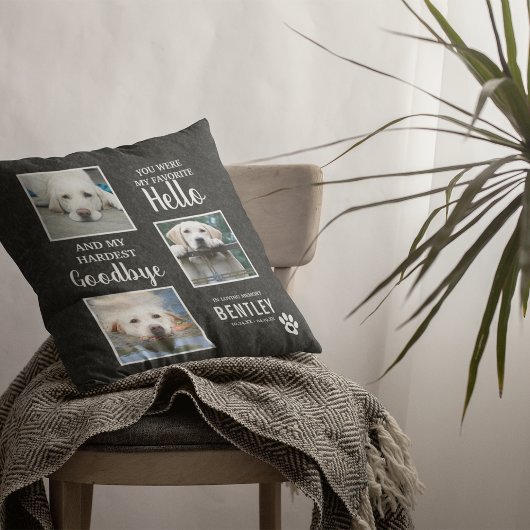 ペット写真記念犬の形見 |ペットロス クッション