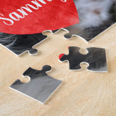 ペット写真記念 – ペット形見 – 犬好き ジグソーパズル (側面)