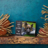 ペット写真記念 – 犬の写真記念 – Pet Loss フォトプラーク (側面)