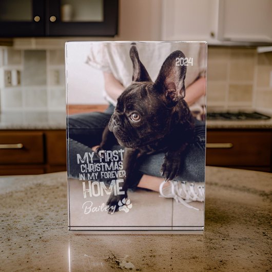 ペット初めてのクリスマスフォーエバーホームモダングランジ フォトブロック