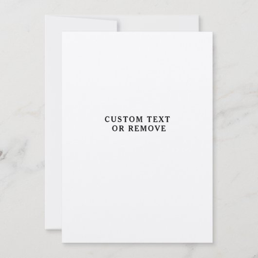 ペット動物園誕生日招待状 – 動物パーティー 招待状 (裏面)