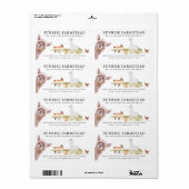 ペット動物園 |家畜の治療バッグラベル ラベル (フルシート)