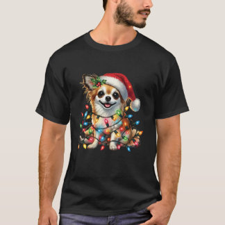 ペット動物愛好家チワフアドッグストナディアクリスマ Tシャツ