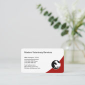 ペット医師獣医療サービス 名刺 (スタンド正面)