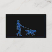 ペット及び犬グルーミング名刺 名刺 (裏面)