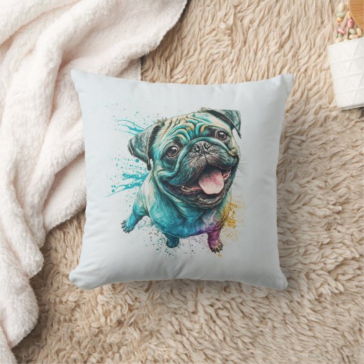 ペット友達ドッグパパキャットマムギフトBFFベスティーズ写真 クッション (ブランケット)