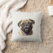 ペット友達ドッグパパキャットマムギフトBFFベスティーズ写真 クッション (ブランケット)