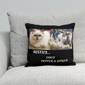 ペット友達フォトコラージュ&ネームキャットママベッティ クッション