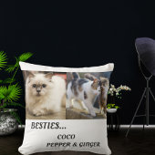ペット友達フォトコラージュ&ネームキャットママベッティ クッション