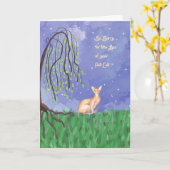 ペット可哀想カード喪失(アビシニアン) カード (黄色い花)