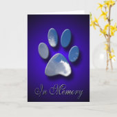 ペット同情カードドッグ悔やみや弔慰猫悔やみや弔慰 カード (黄色い花)