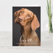 ペット同情記念カード サンキューカード (正面)