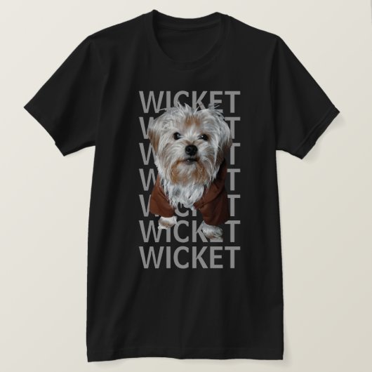 ペット名入れ繰り返しフォト Tシャツ (デザイン正面)