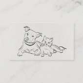 ペット名刺 名刺 (裏面)