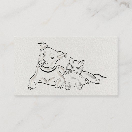 ペット名刺 名刺 (裏面)