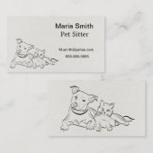 ペット名刺 名刺 (正面/裏面)