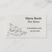 ペット名刺 名刺 (正面)