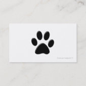 ペット名刺 名刺 (裏面)