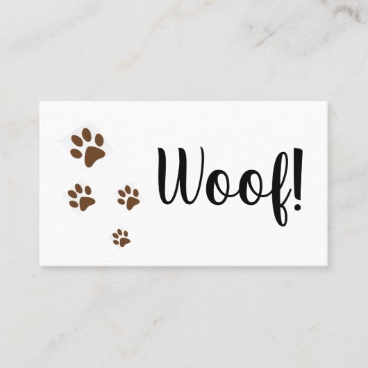 ペット名刺 名刺 (正面)