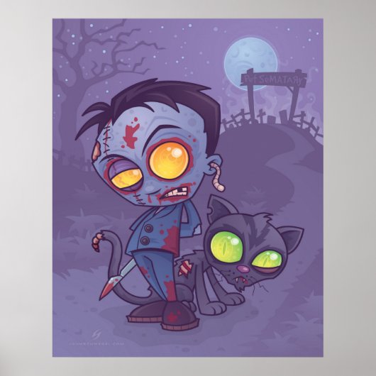 ペット墓地 ポスター (正面)