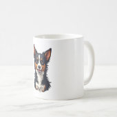 ペット大好きな方のための犬 コーヒーマグカップ (正面右)
