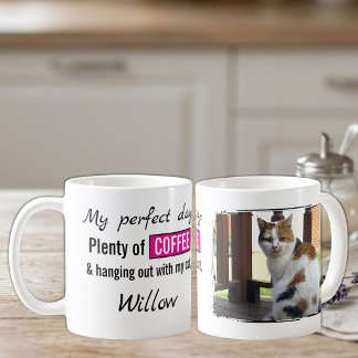 ペット大好き 猫 犬 コーヒー ピンク コーヒーマグカップ